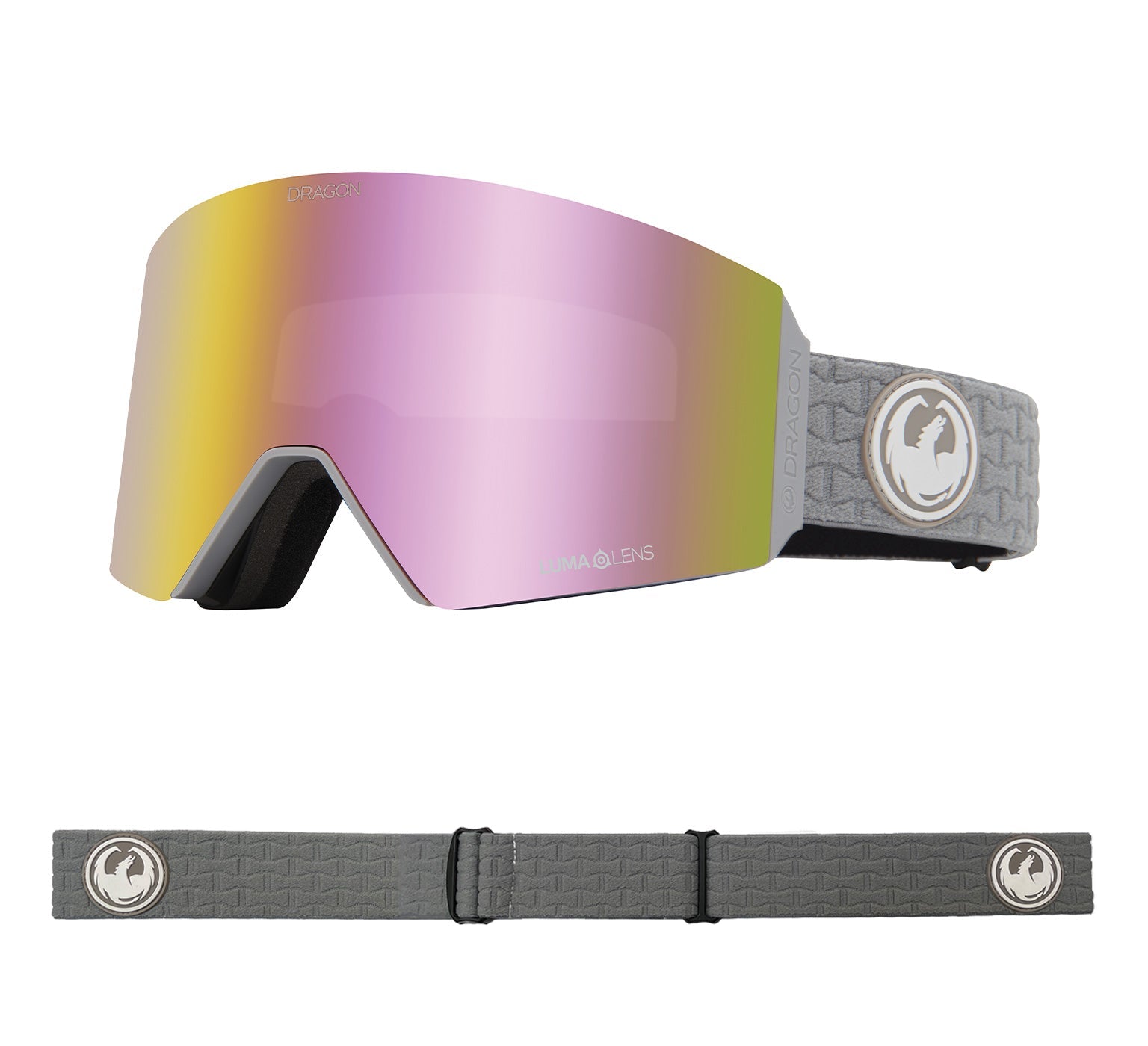 RVX OTG - Cool Grey with Lumalens Pink Ionized & Lumalens Dark Smoke Lens