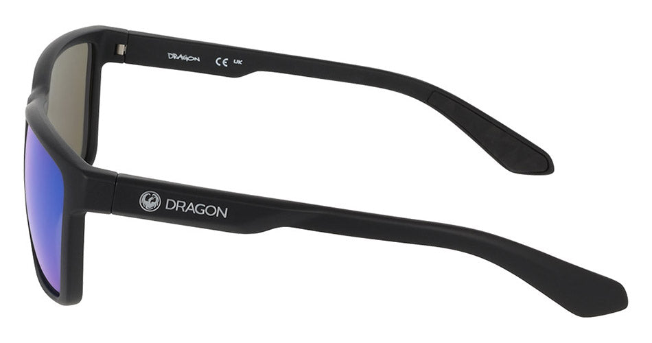 DALE - Matte Black with Lumalens Blue Ionized Lens