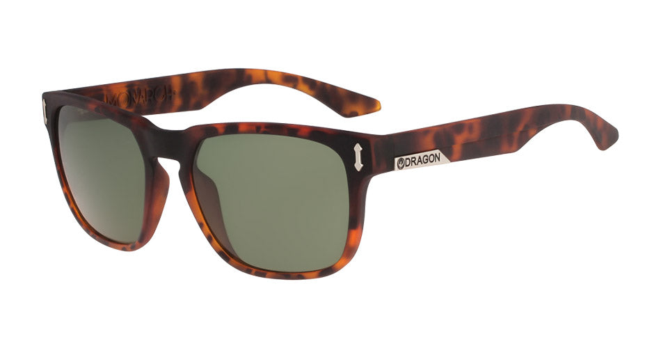 MONARCH - Matte Tortoise with Lumalens G15 Green Lens