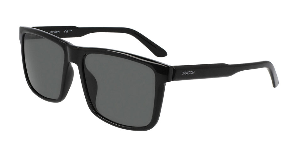 MERIDIEN UPCYCLED - Shiny Black with Polarized Lumalens Smoke Lens