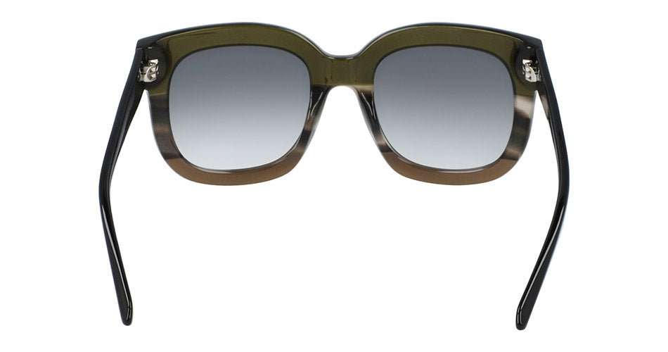 FLO - Olive Horn Gradient with Lumalens Smoke Gradient Lens