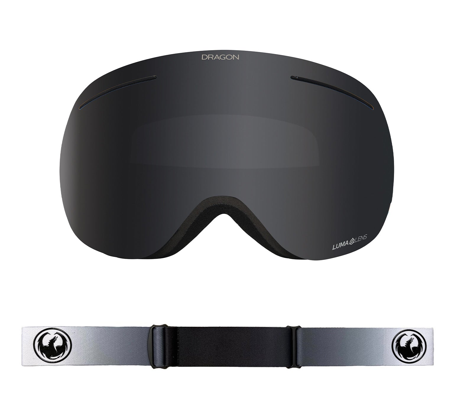 X1 - Fade Black with Lumalens Dark Smoke & Lumalens Flash Blue Lens