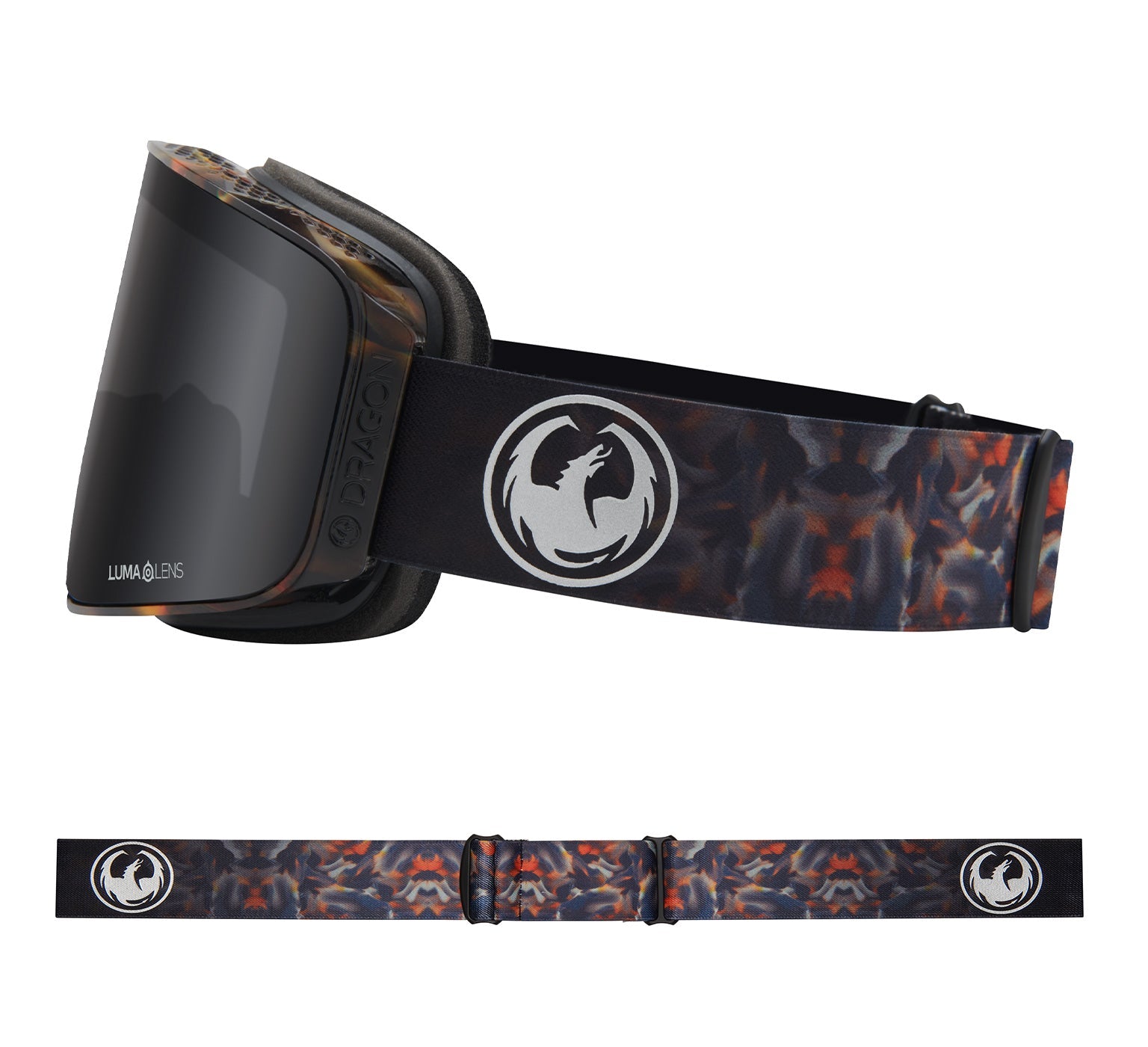 NFX MAG OTG - Fire Leaf with Lumalens Dark Smoke & Lumalens Amber Lens