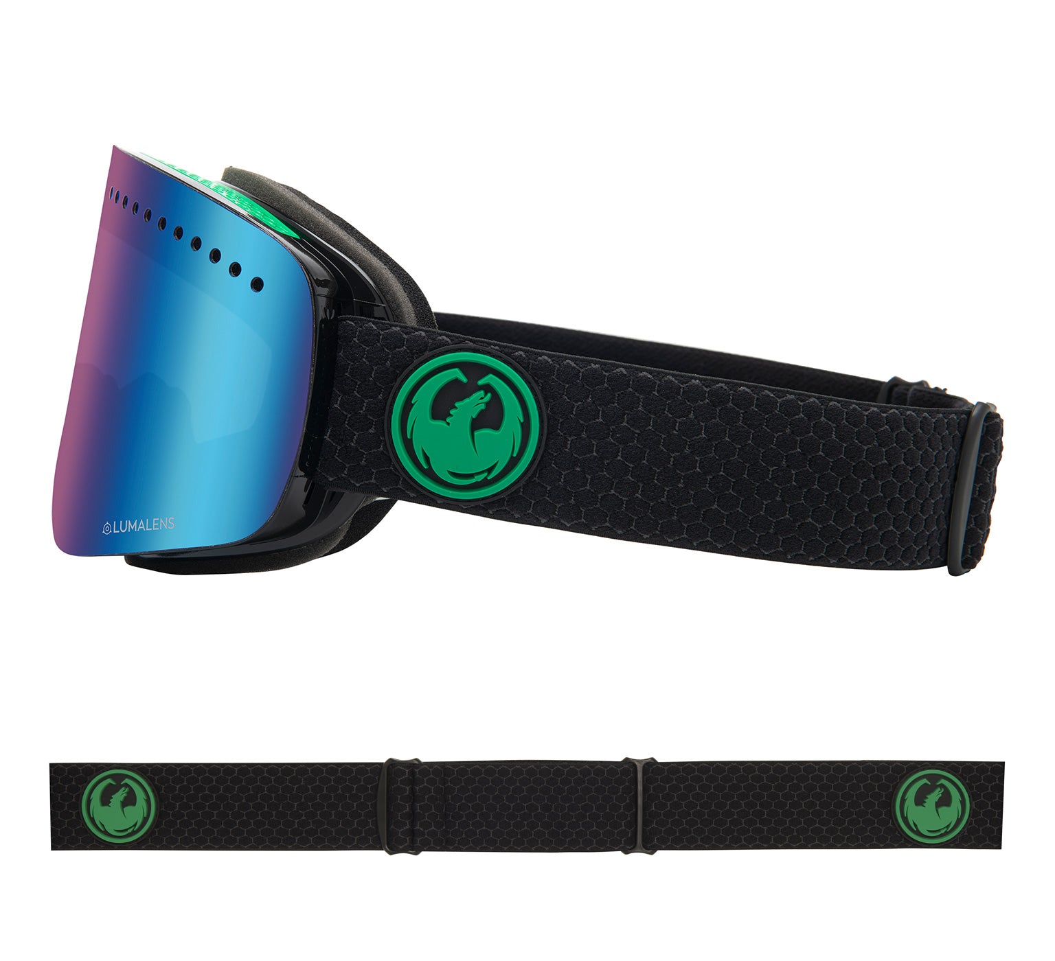 NFX - Split with Lumalens Green Ionized & Lumalens Amber Lens