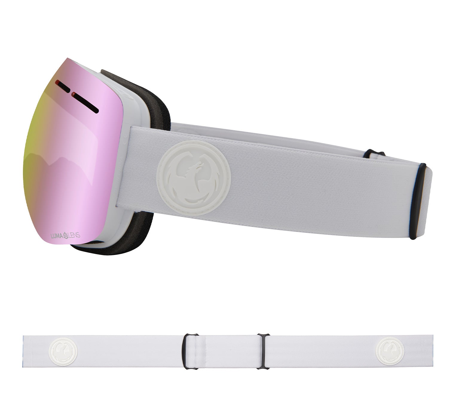 X1s - Whiteout with Lumalens Pink Ionized & Lumalens Dark Smoke Lens