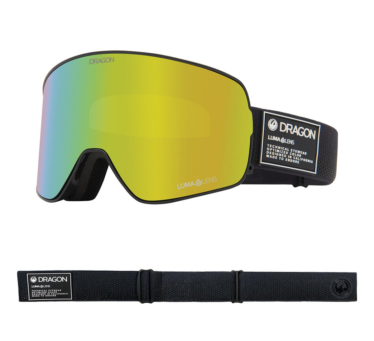 NFX2 - Anthracite with Lumalens Gold Ionized &amp; Lumalens Amber Lens