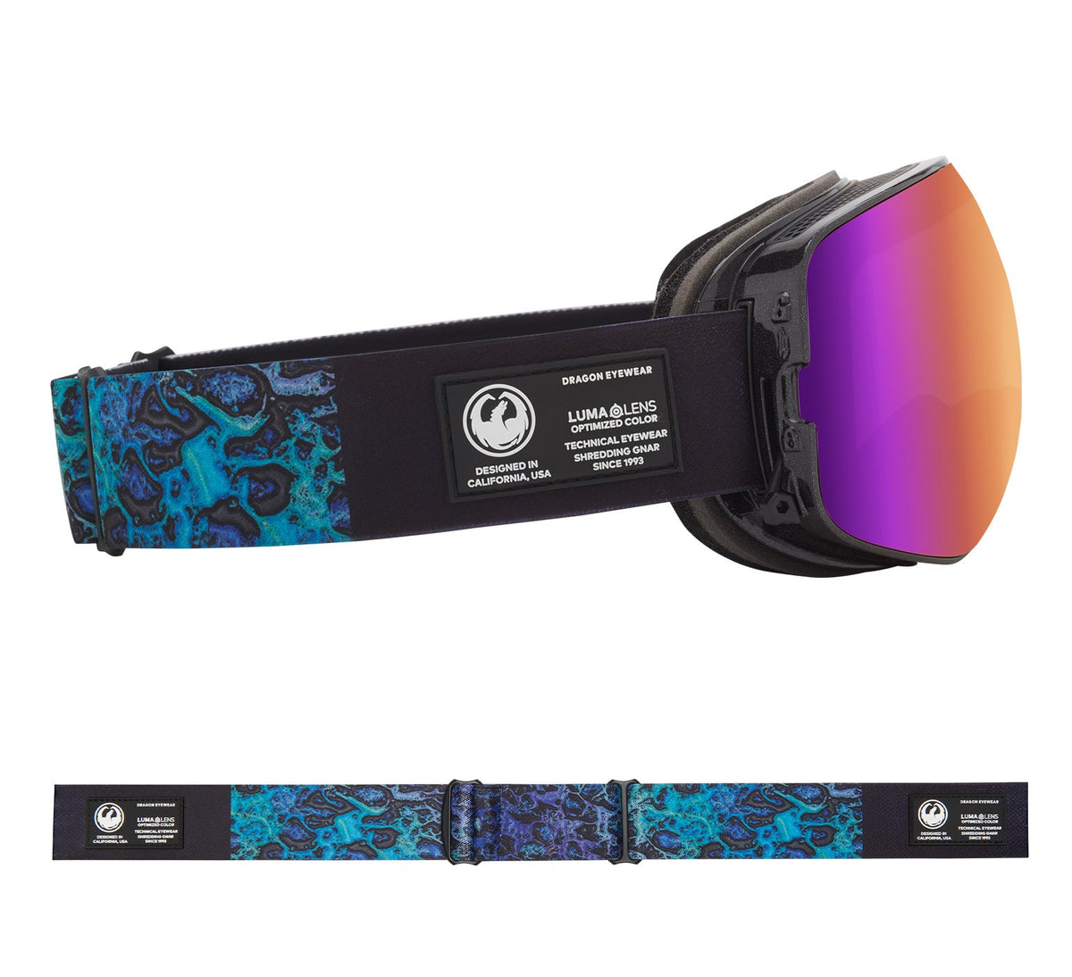 X2S - Black Pearl with Lumalens Purple Ionized & Lumalens Amber Lens