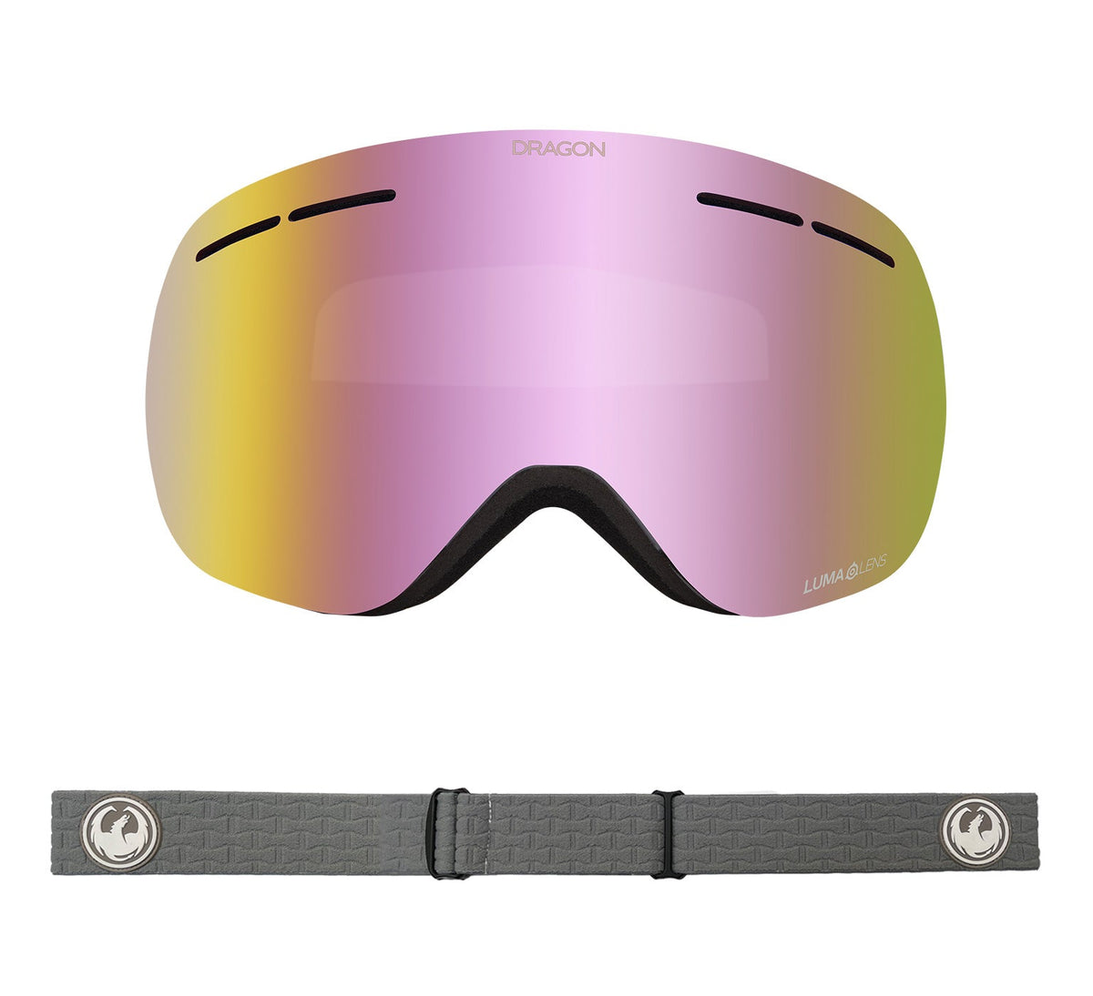 X1S - Cool Grey with Lumalens Pink Ionized & Lumalens Dark Smoke Lens