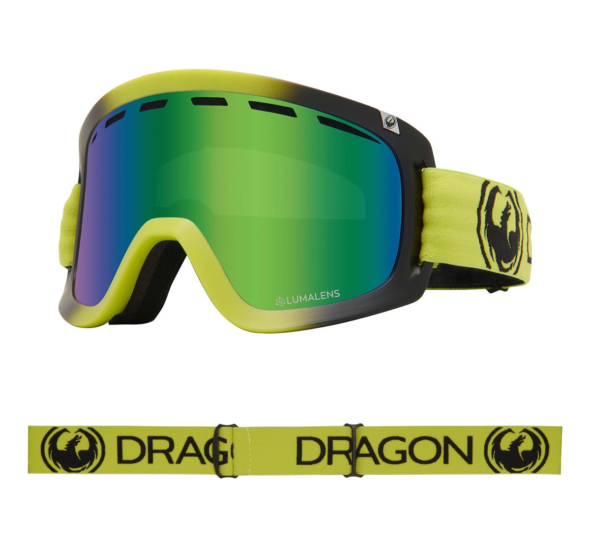 D1 OTG - Lime with Lumalens Green Ionized &amp; Lumalens Amber Lens
