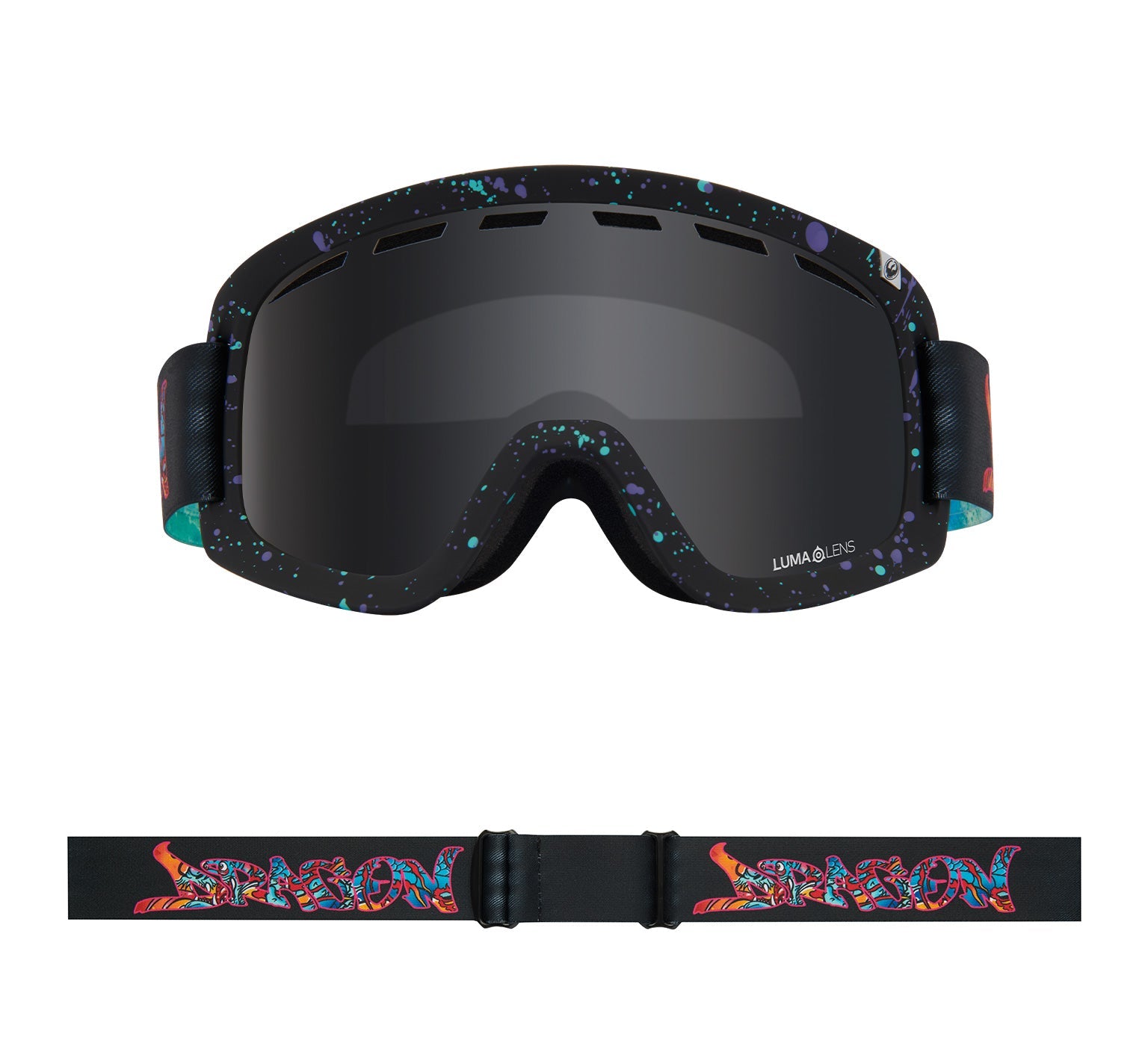 D1 OTG - Rattle Can with Lumalens Dark Smoke & Lumalens Flash Blue Lens