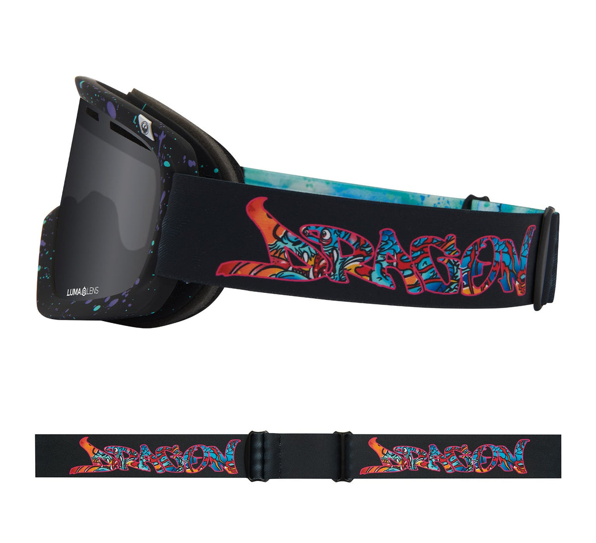 D1 OTG - Rattle Can with Lumalens Dark Smoke & Lumalens Flash Blue Lens