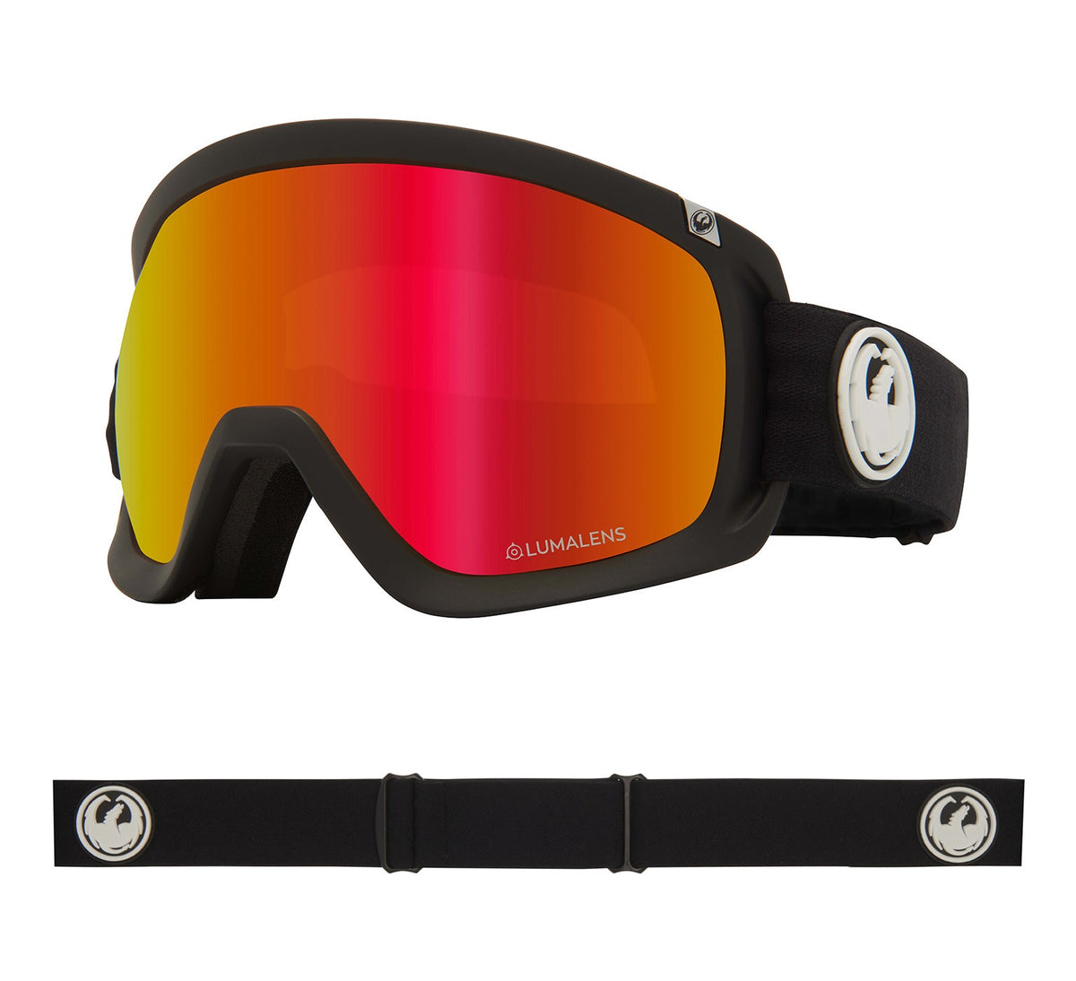 D3 OTG - Black with Lumalens Red Ionized &amp; Lumalens Rose Lens