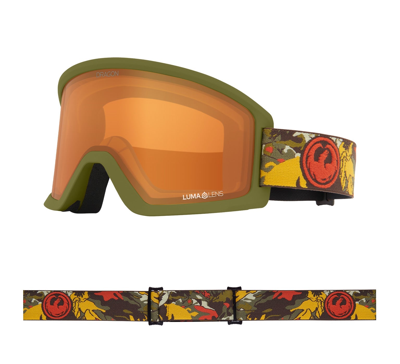 DX3 L OTG - Leafy Camo with Lumalens Amber Lens