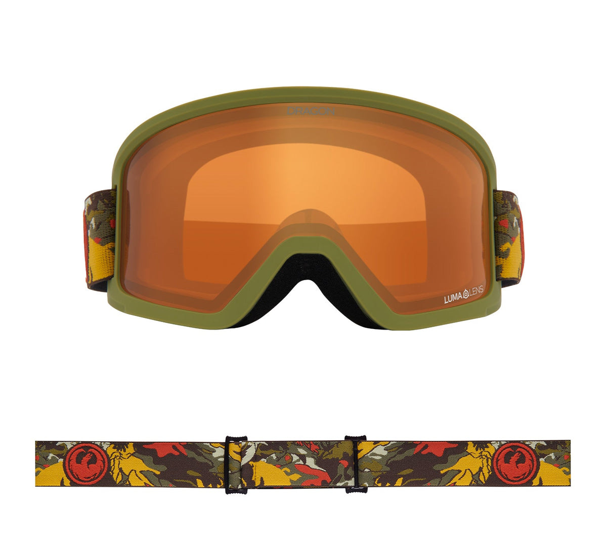 DX3 OTG - Leafy Camo with Lumalens Amber Lens