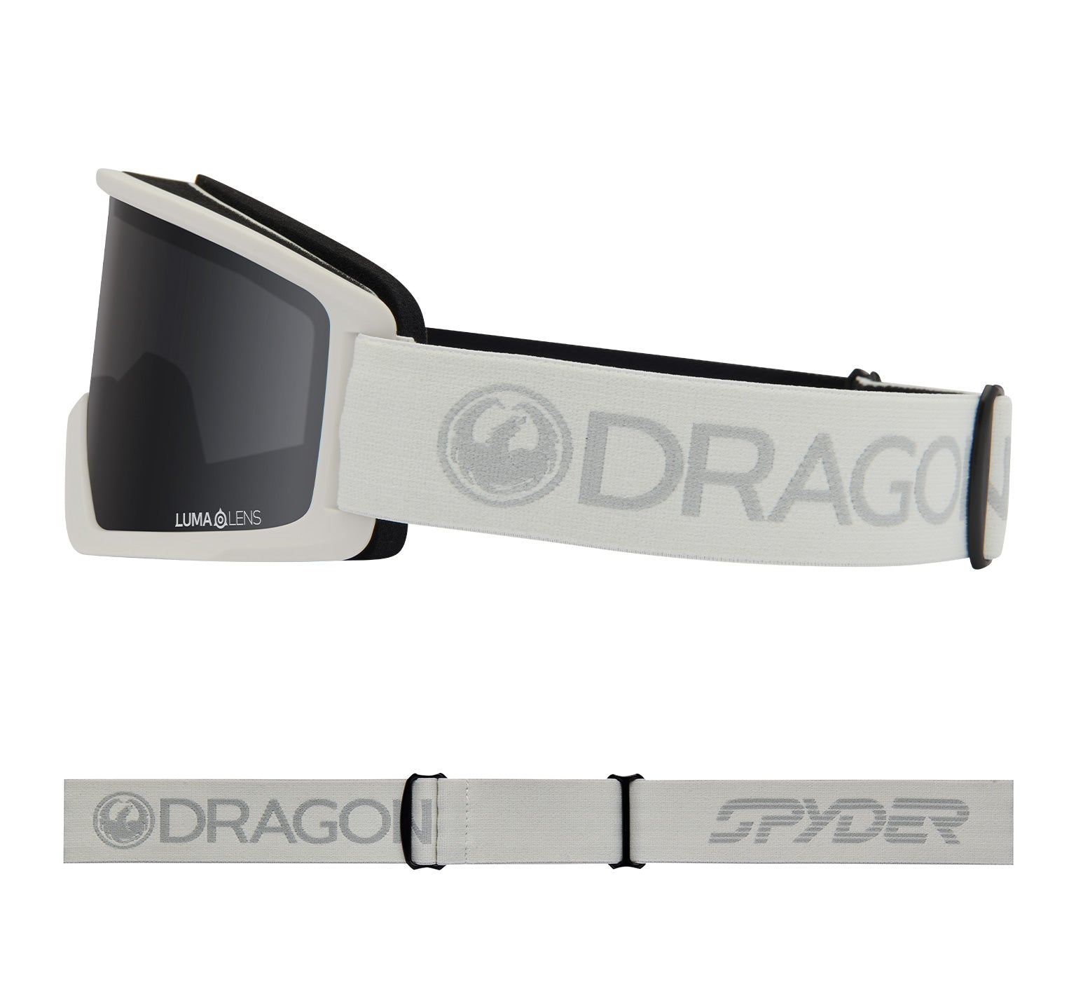 DX3 OTG - White Spyder Collab with Lumalens Dark Smoke Lens