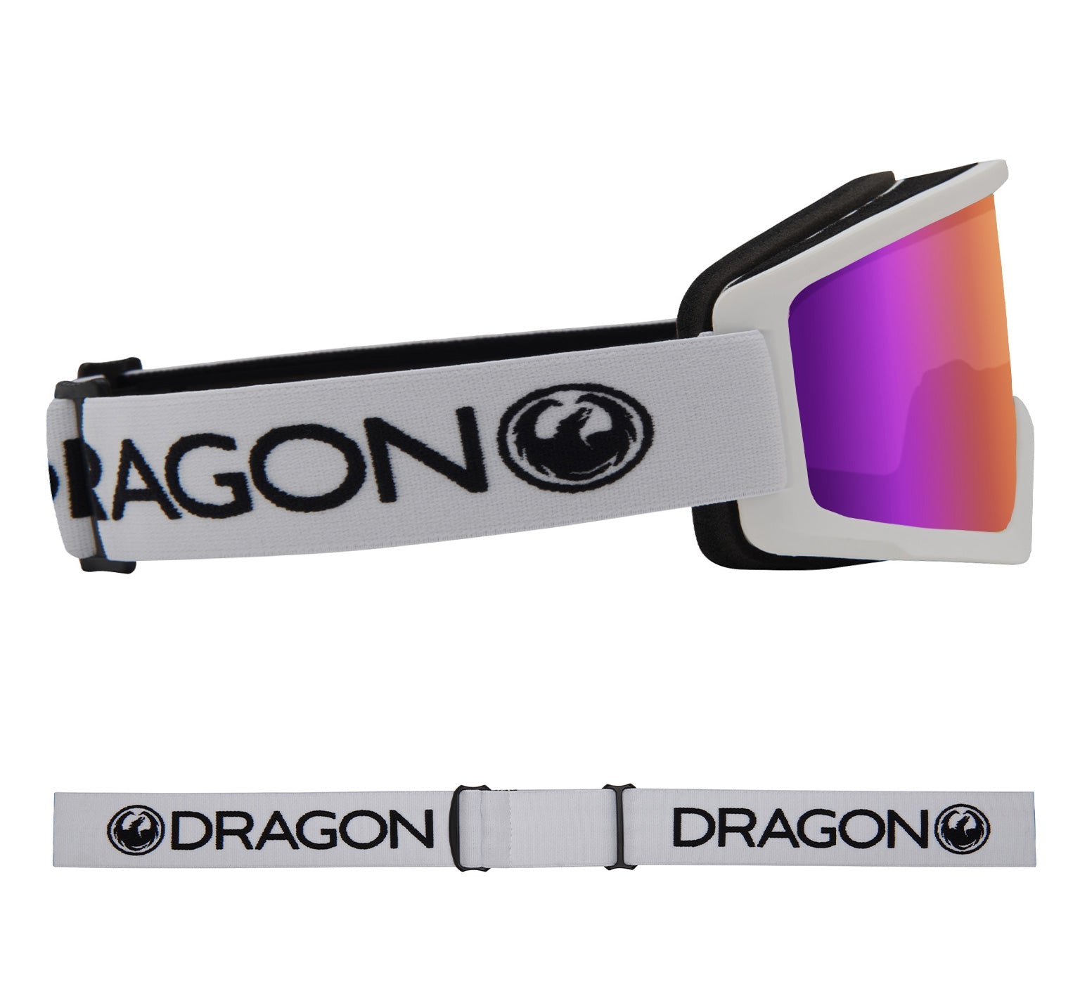 DX3 OTG - White with Lumalens Purple Ionized & Lumalens Amber Lens
