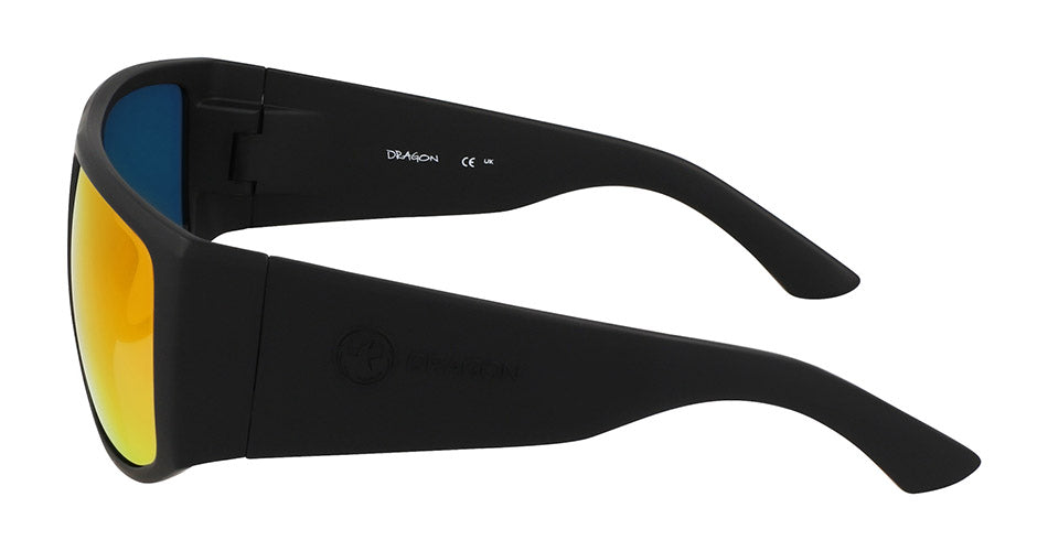 FIN - Matte Black with Polarized Lumalens Red Ionized Lens