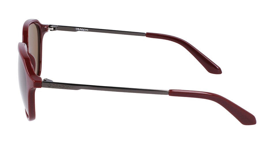 FALLON - Shiny Oxblood with Lumalens Brown Lens