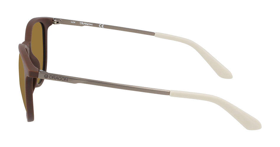 BILLIE - Matte Dark Brown with Lumalens Rose Copper Ionized Lens