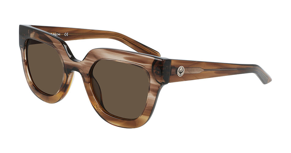 PURSER - Grey Caramel Gradient with Lumalens Brown Lens