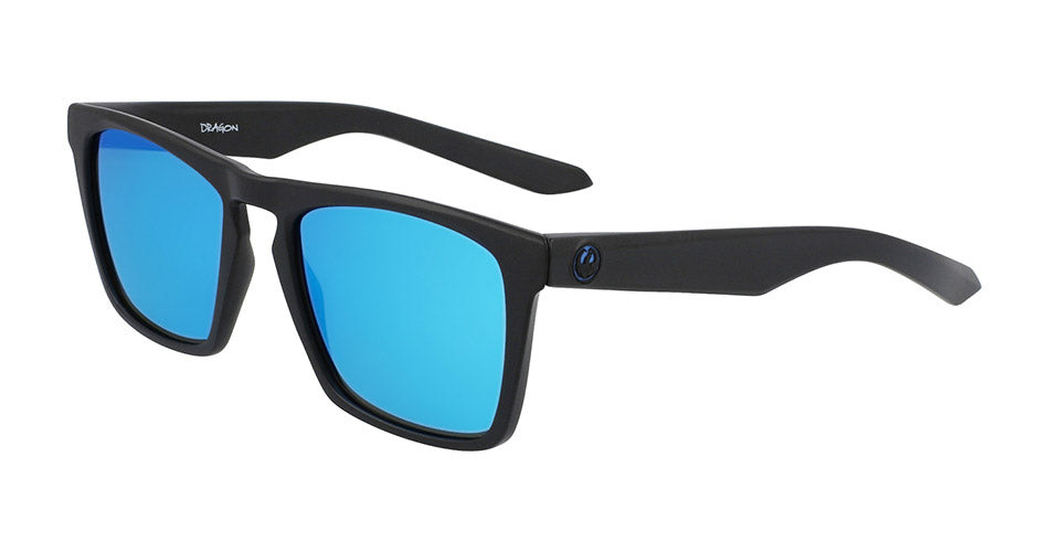 DRAC - Matte Black H2O with Polarized Lumalens Blue Ionized Lens