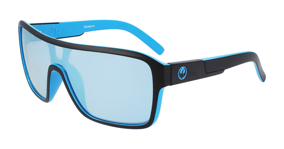REMIX - Matte Black with Lumalens Sky Blue Ionized Lens