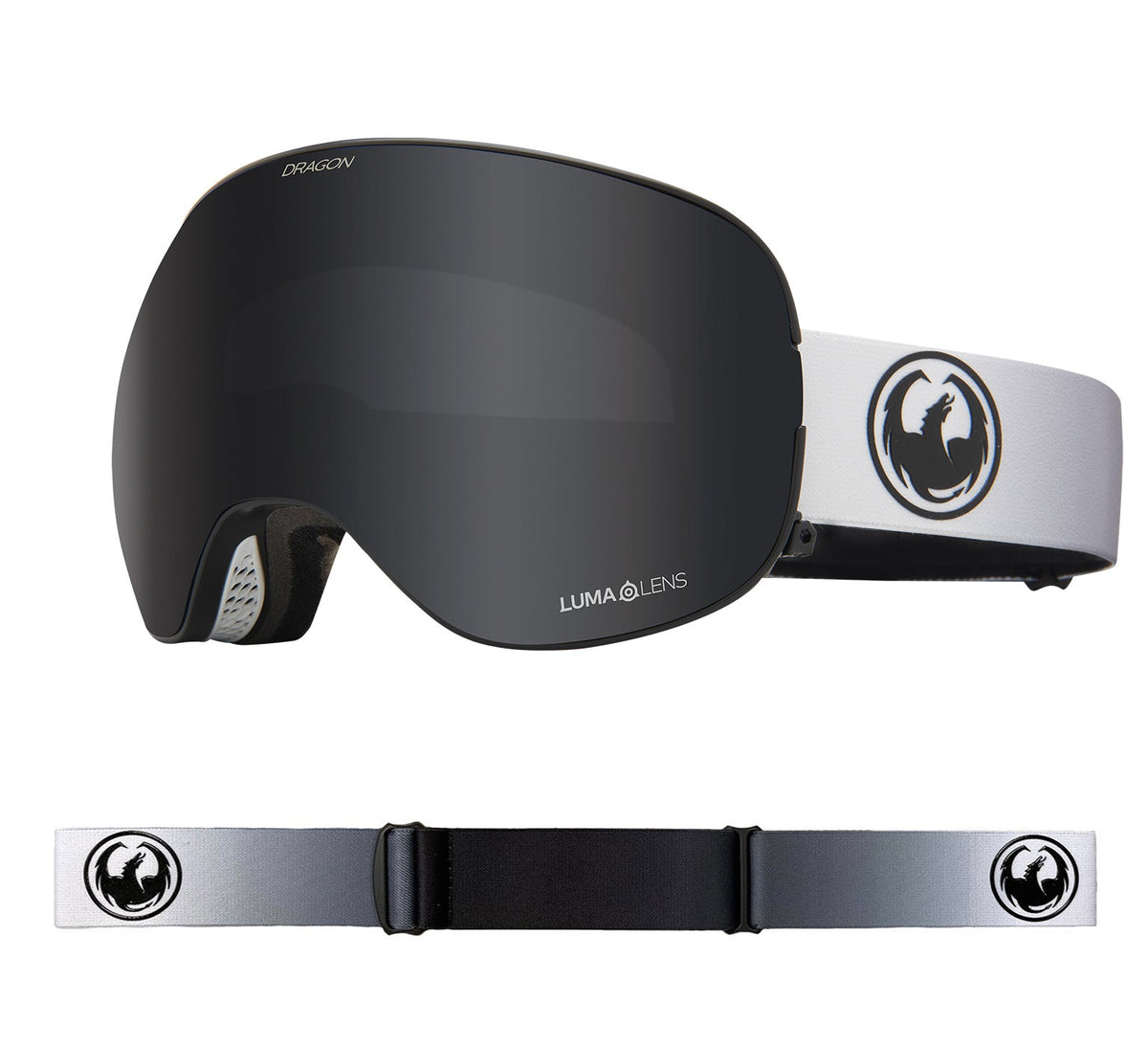 X2 - Fade Black with Lumalens Dark Smoke &amp; Lumalens Flash Blue Lens