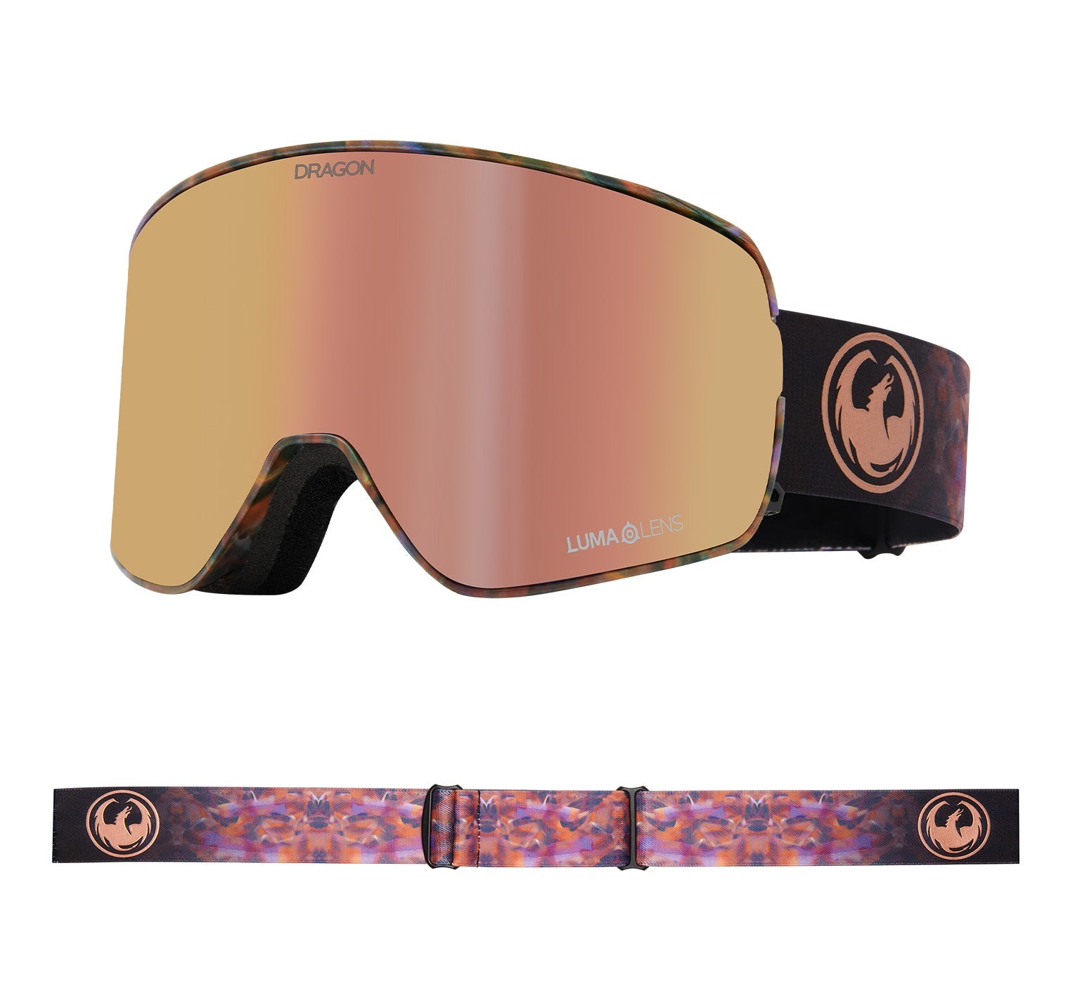 NFX2 - Amethyst with Lumalens Rose Gold Ionized & Lumalens Violet Lens