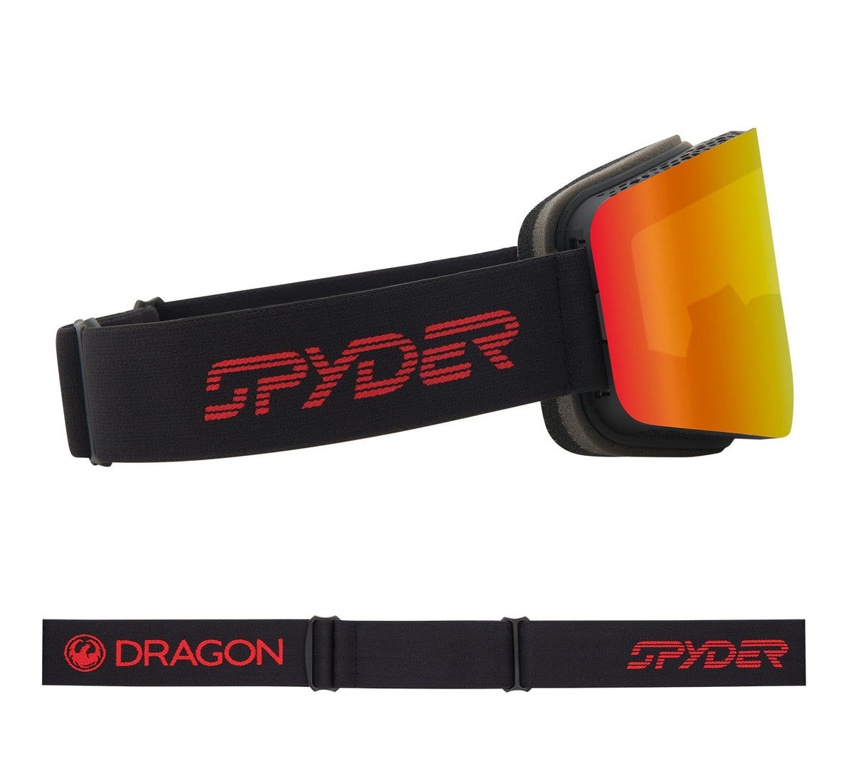 R1 OTG - Black Red Spyder Collab with Lumalens Red Ionized & Lumalens Light Rose Lens