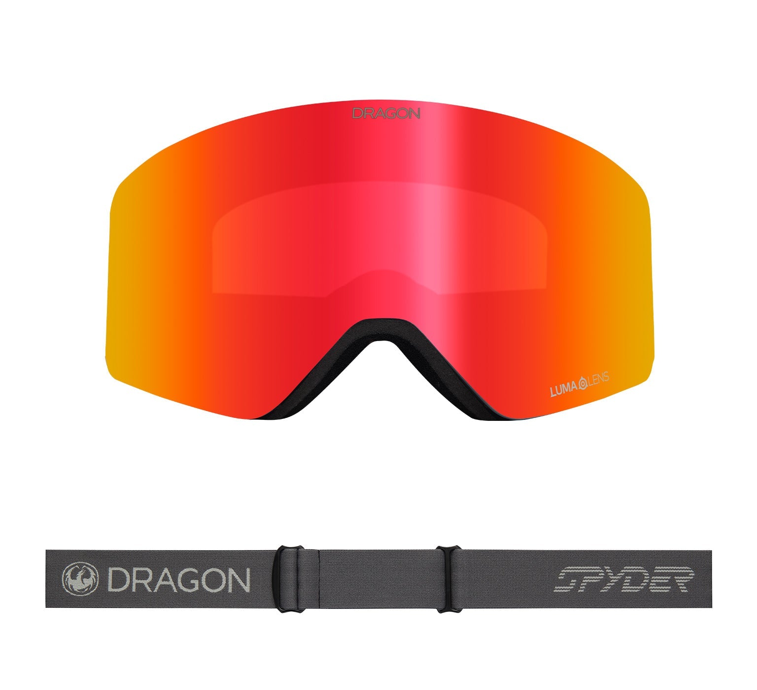 R1 OTG - Polar Grey Spyder Collab with Lumalens Red Ionized & Lumalens Light Rose Lens