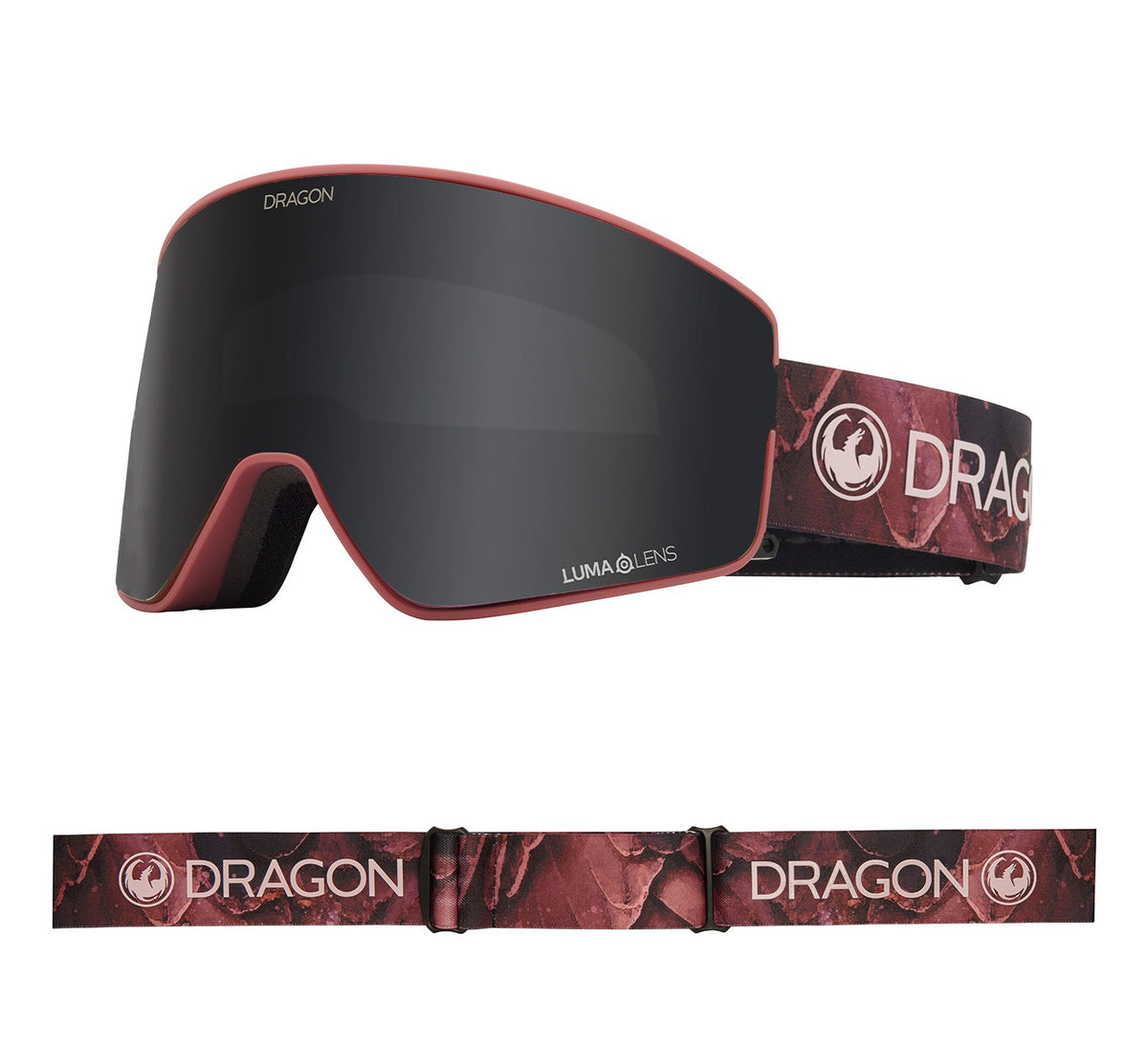PXV2 - Rose with Lumalens Dark Smoke &amp; Lumalens Pink Ionized Lens