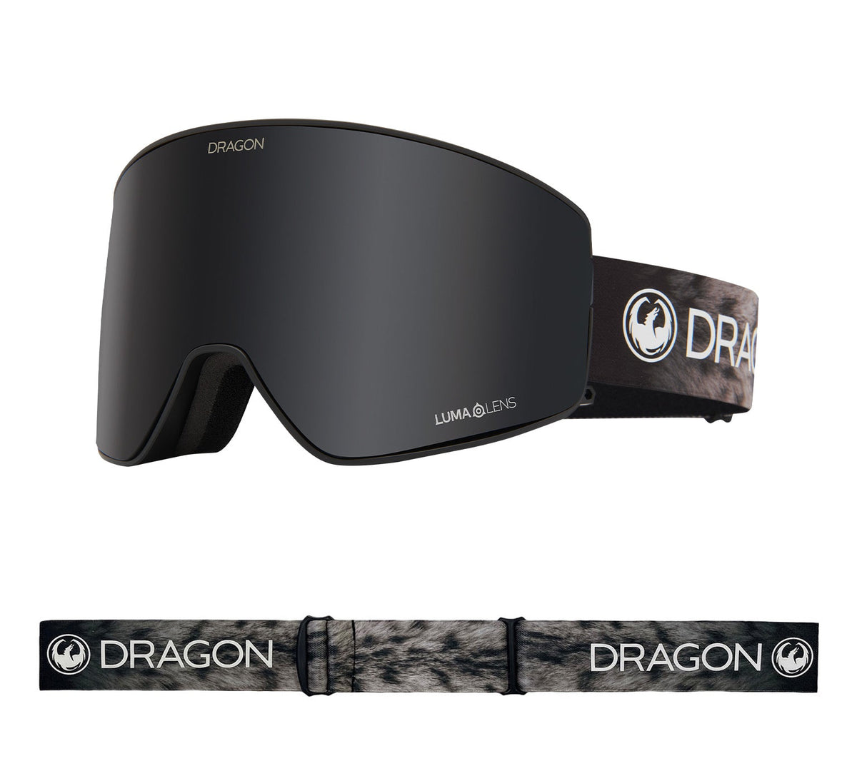 PXV2 - Snow Leopard with Lumalens Dark Smoke &amp; Lumalens Light Rose Lens