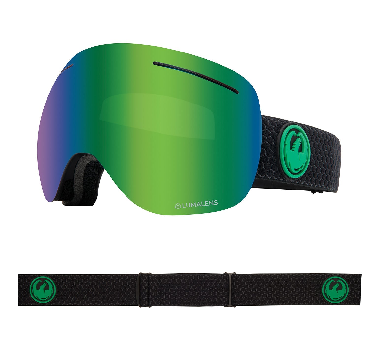 X1 - Split with Lumalens Green Ionized & Lumalens Amber Lens