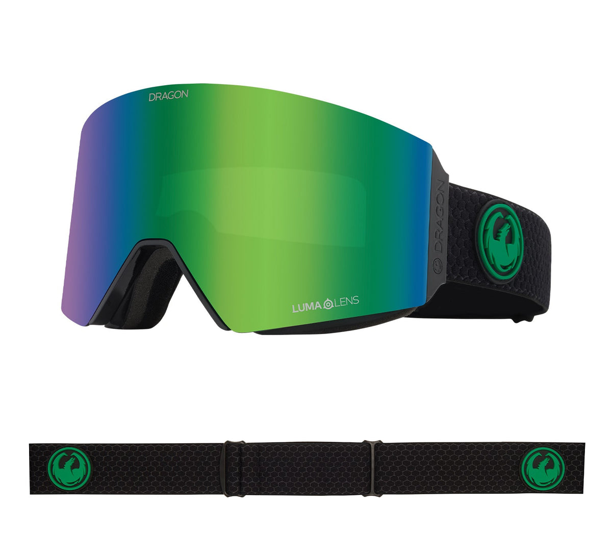 RVX MAG OTG - Split with Lumalens Green Ionized &amp; Lumalens Amber Lens