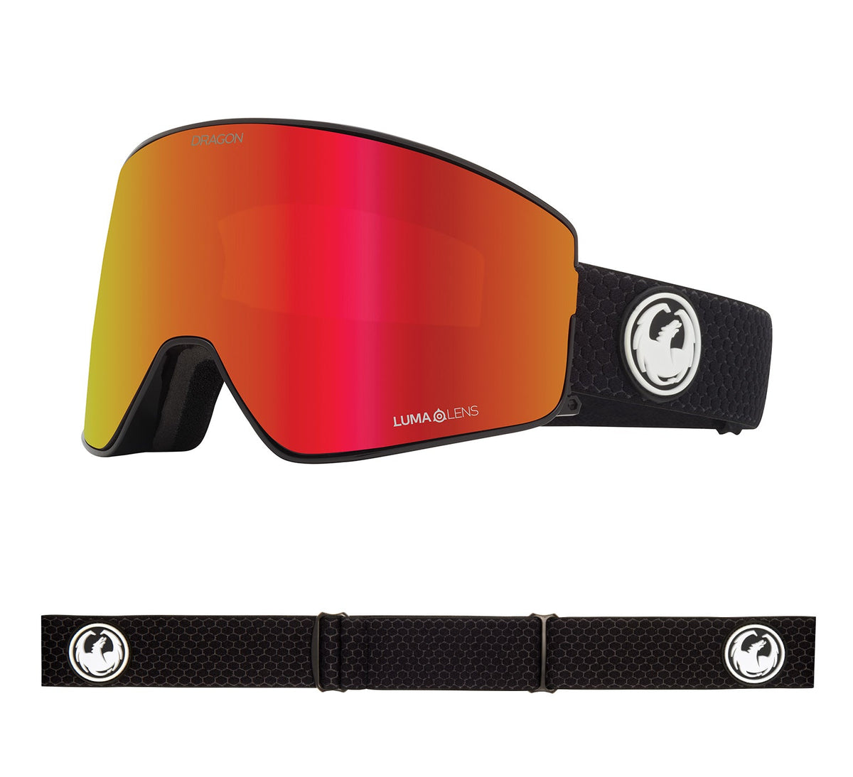 PXV2 - Split with Lumalens Red Ionized &amp; Lumalens Light Rose Lens