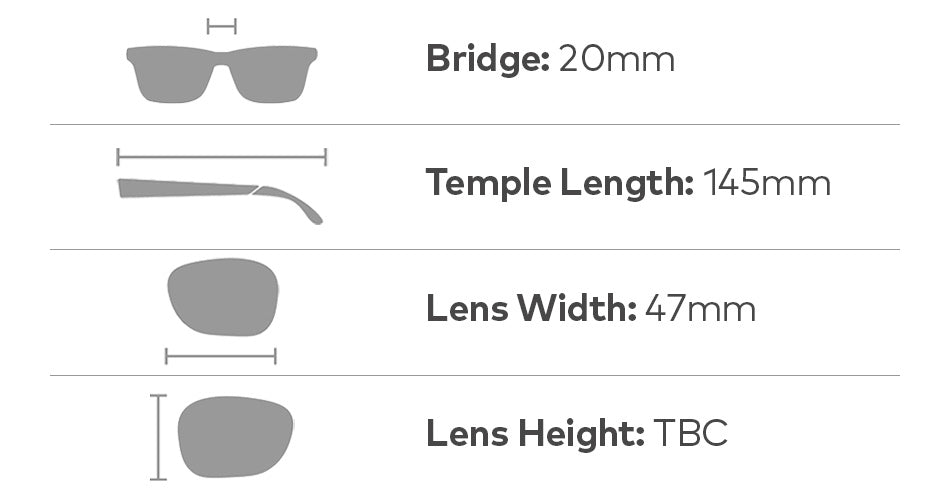 TOLM - Matte Black with Lumalens Blue Ionized Lens