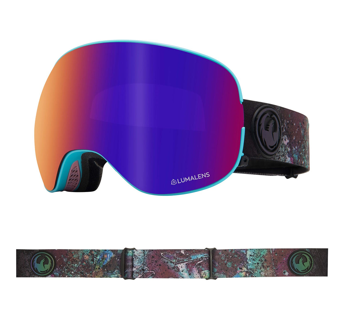 X2 - Abalone with Lumalens Purple Ionized &amp; Lumalens Amber Lens