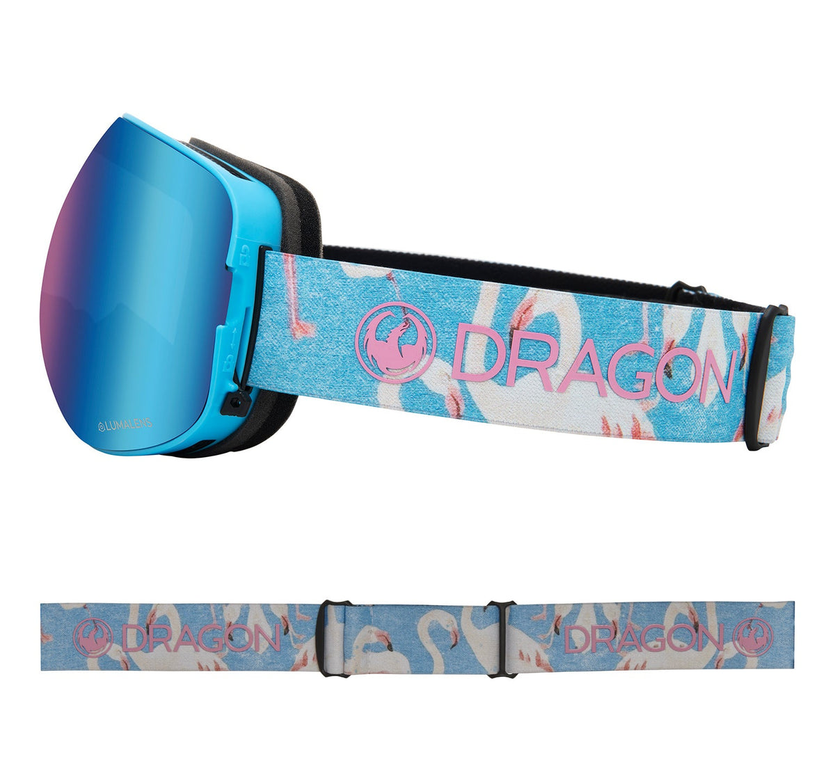 X2 - Flamingos with Lumalens Blue Ionized & Lumalens Amber Lens