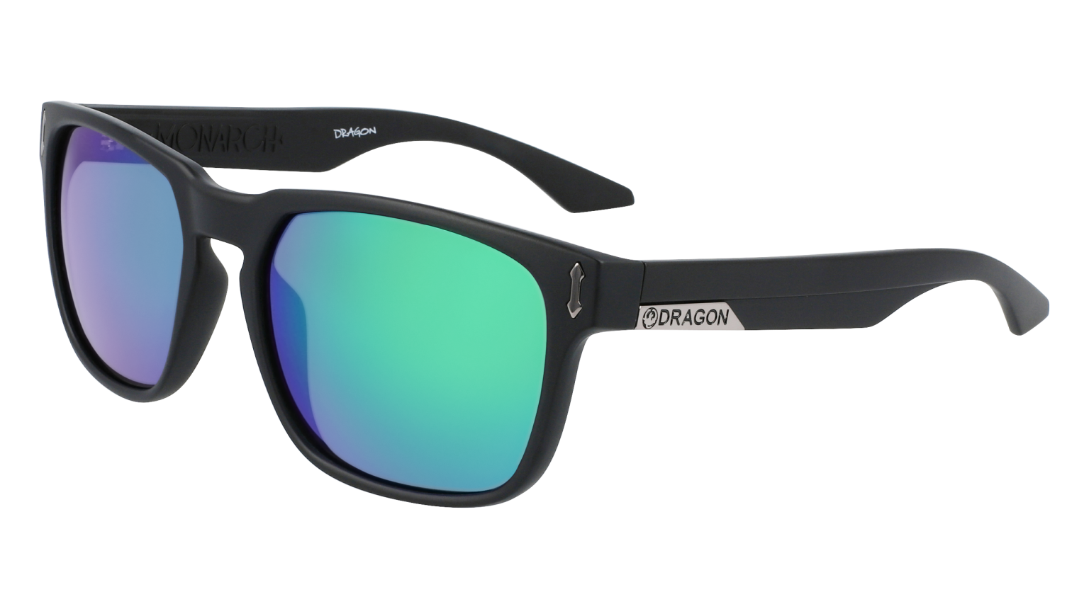 MONARCH - Matte Black with Lumalens Green Ionized Lens